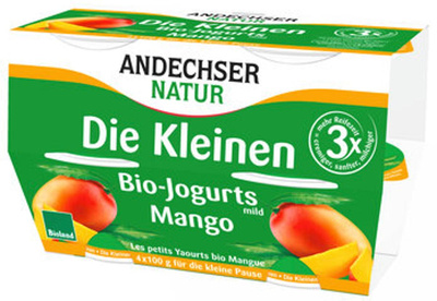 Produktfoto zu Die kleinen Joghurts Mango 3,8% (4x100g)