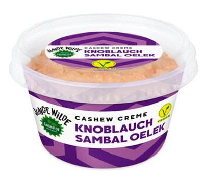 Produktfoto zu Cashew Creme Knoblauch & Sambal Oelek