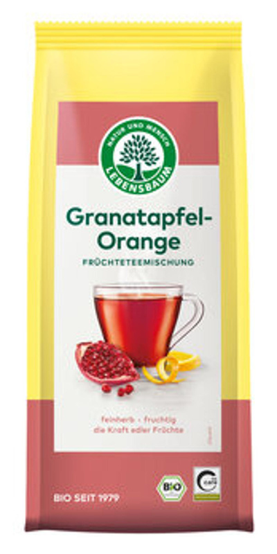 Produktfoto zu Granatapfel Orange Früchtetee lose