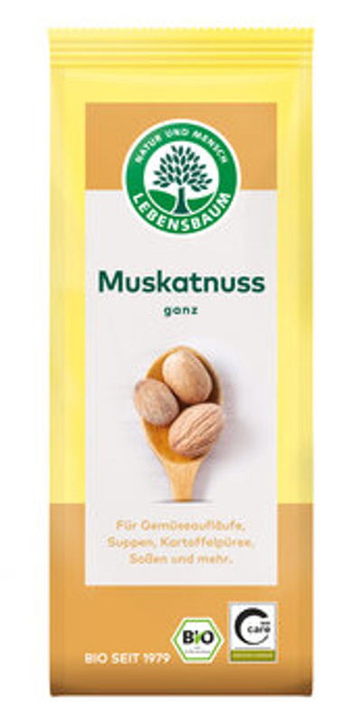 Produktfoto zu Muskatnuss, ganz in der Tüte
