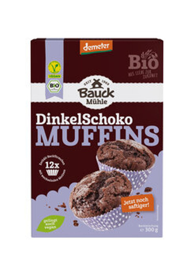 Produktfoto zu Backmischung Dinkel Schoko Muffins