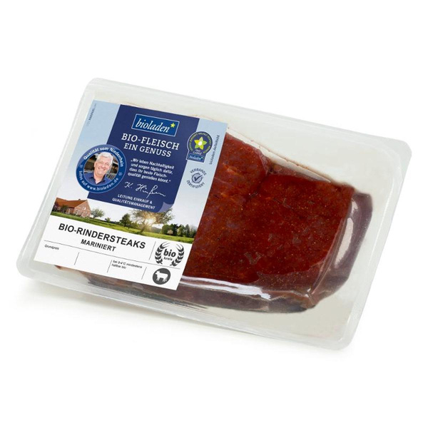 Produktfoto zu Rindersteaks aus der Keule, mariniert, 2 Stück