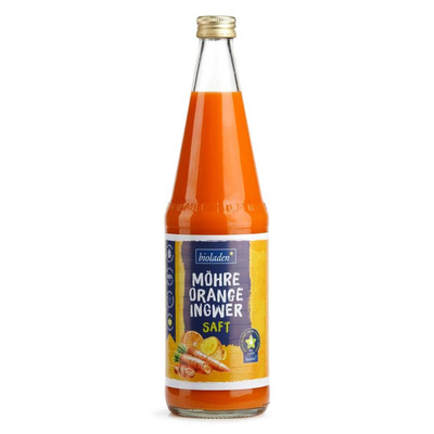 Produktfoto zu b* Möhre Orange Ingwer Saft