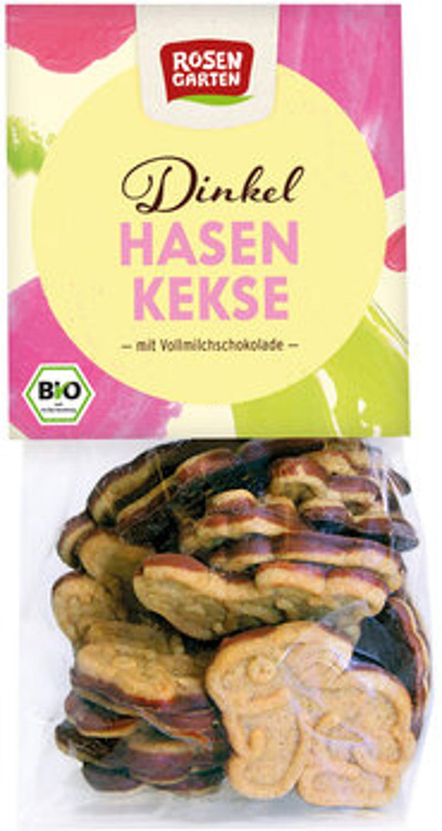 Produktfoto zu Dinkel Hasenkeks Vollmilch