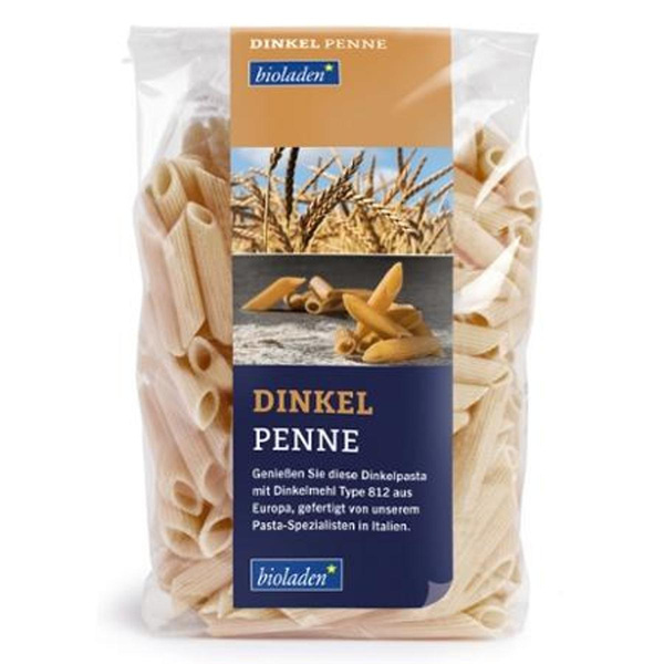 Produktfoto zu b* Dinkel Penne hell