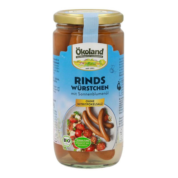 Produktfoto zu Rindswürstchen 6 Stück im Glas