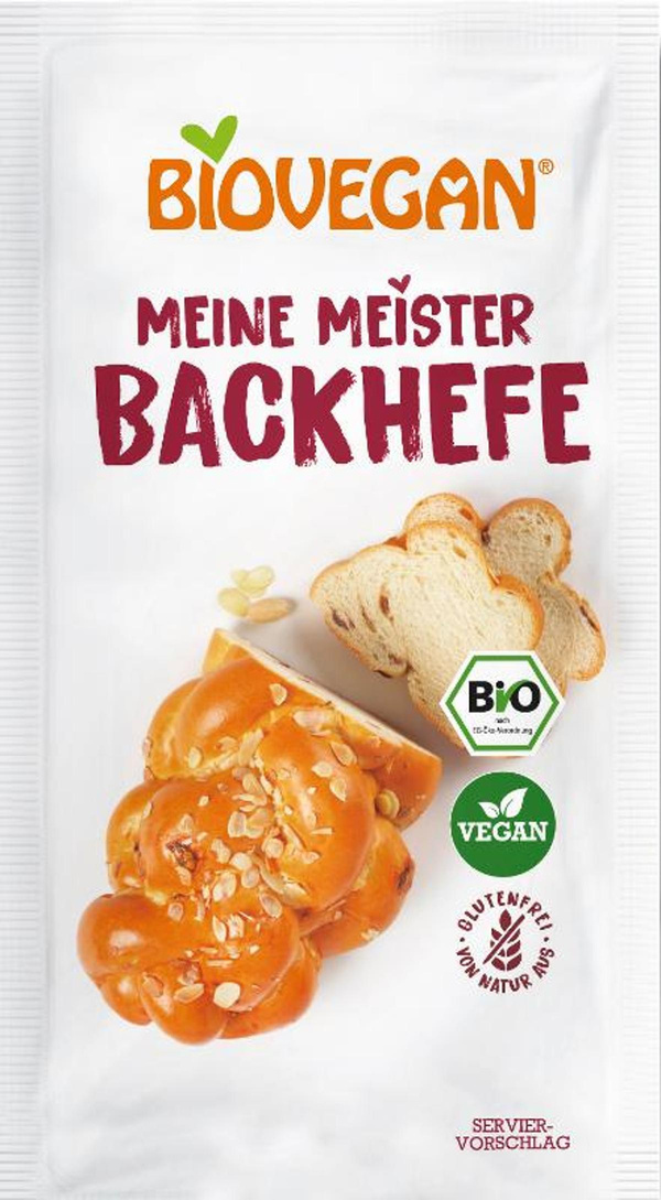 Produktfoto zu Hefe, Meister-Backhefe, 7g