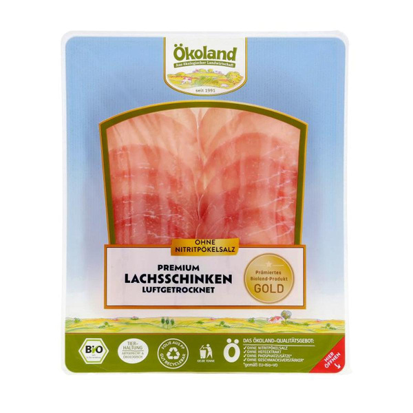 Produktfoto zu Lachsschinken luftgetrocknet