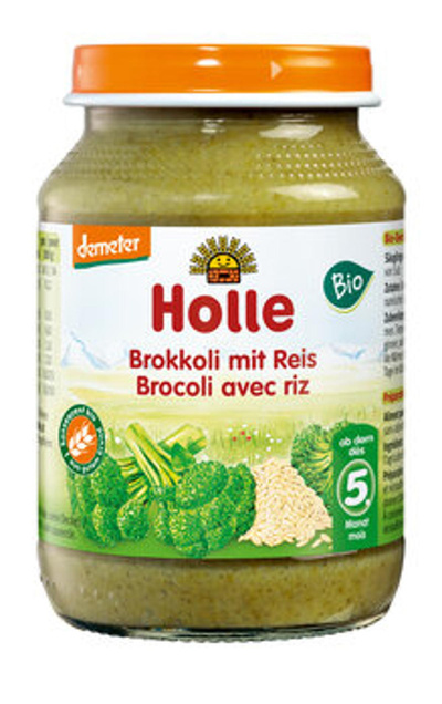 Produktfoto zu Babygläschen - Brokkoli mit Vollkornreis (6 x 190g)