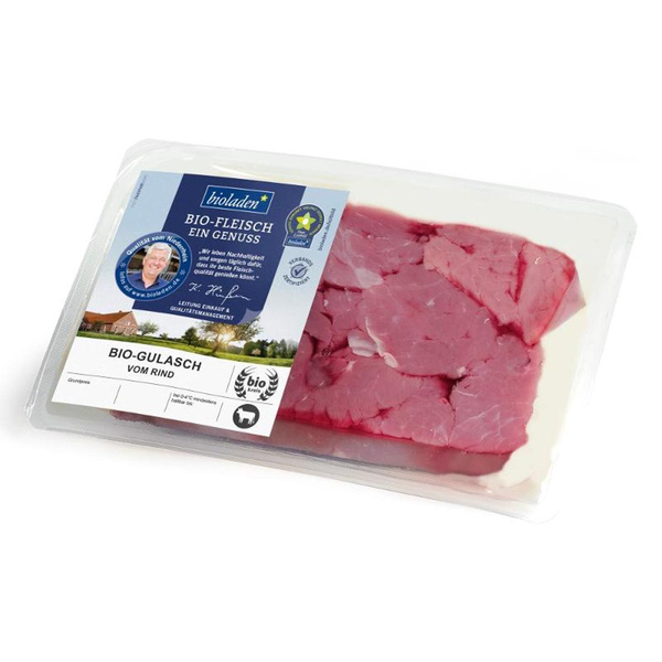 Produktfoto zu b* Gulasch vom Rind, ca. 400g