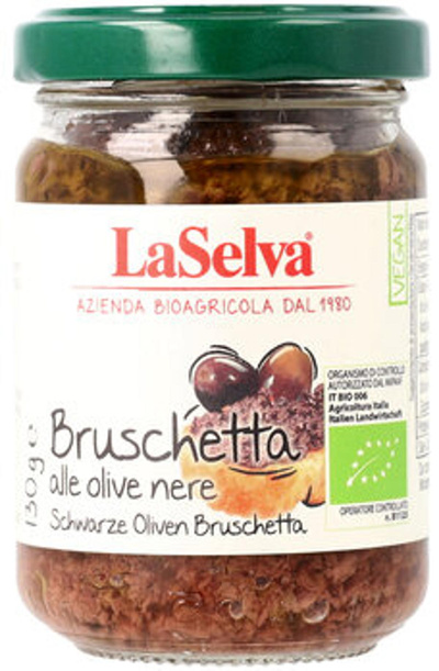 Produktfoto zu Bruschetta schwarze Oliven