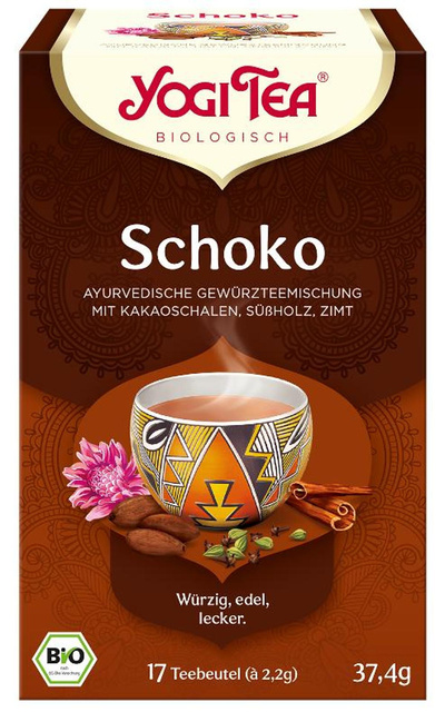 Produktfoto zu Yogi Tea® Schoko im Teebeutel