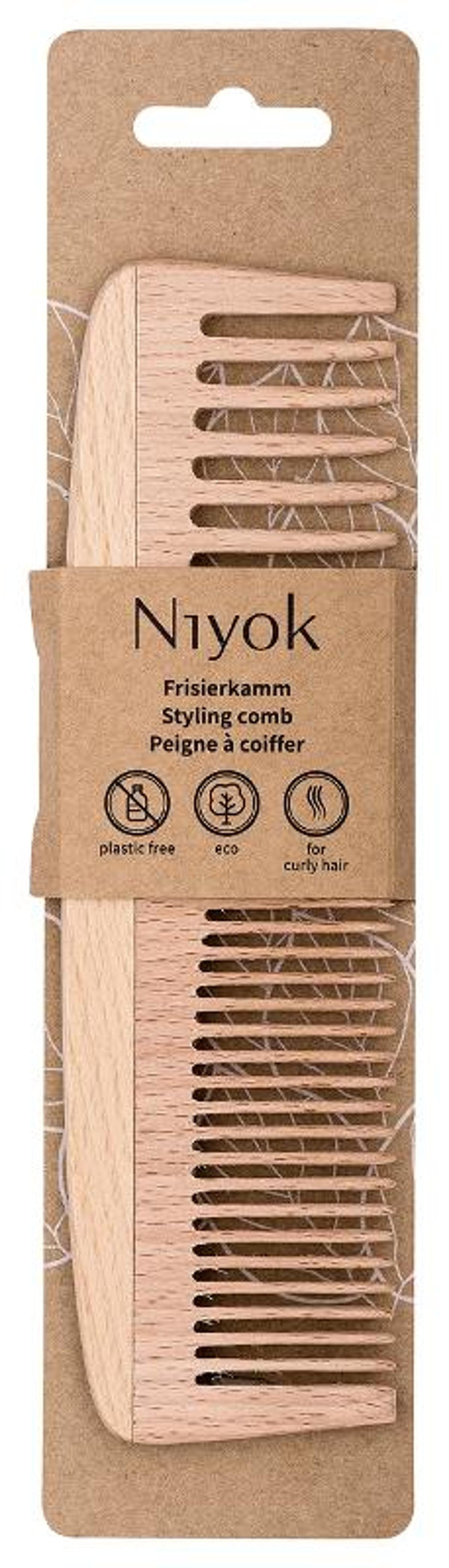 Produktfoto zu Strähnenkamm aus buchenholz