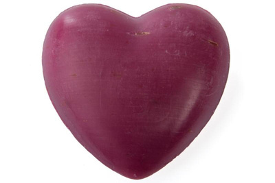 Produktfoto zu Schafmilchseife Herz Rose