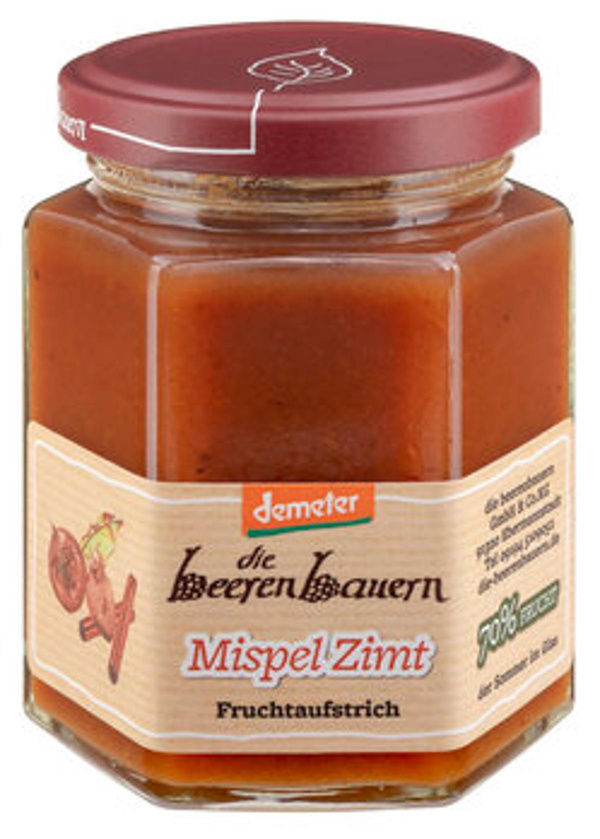 Produktfoto zu Mispel-Zimt-Fruchtaufstrich