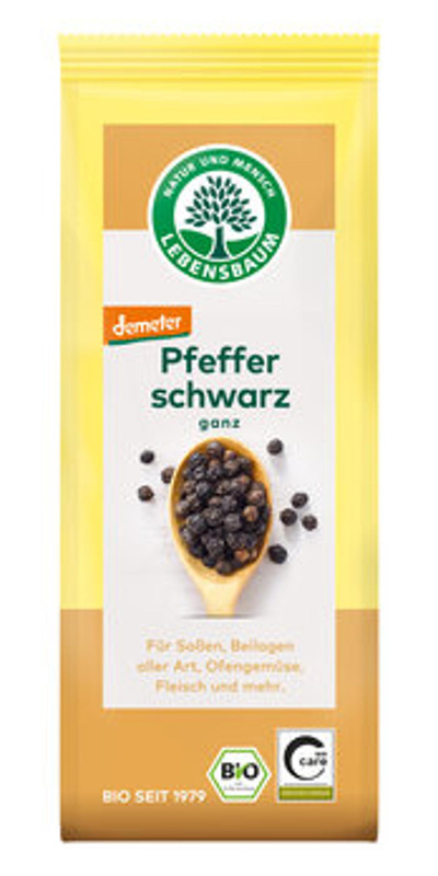 Produktfoto zu Pfeffer schwarz ganz Tüte