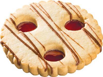 Produktfoto zu Spitzbuben mit Johannisbeermarmelade, 4 Stück
