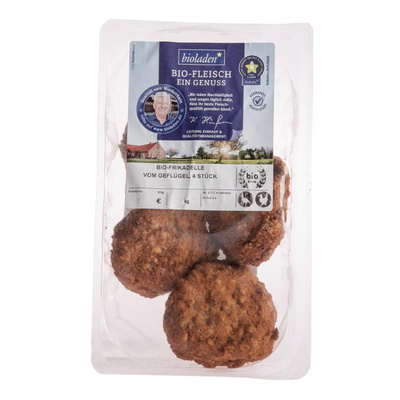 Produktfoto zu Frikadellen vom Geflügel, 4 Stück