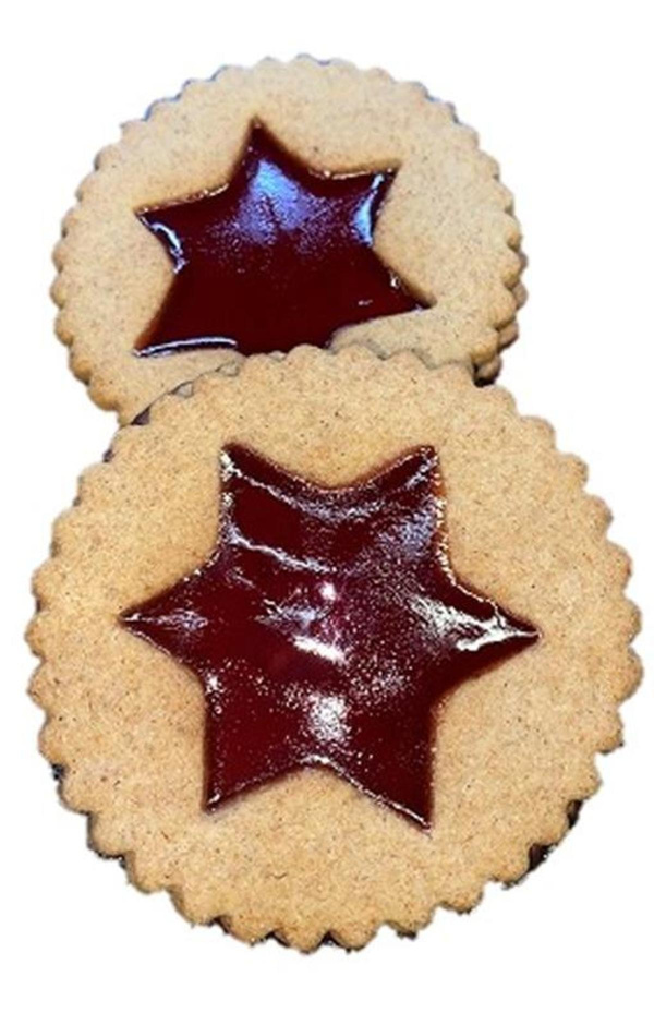 Produktfoto zu Weihnachtsstern-Kekse, 4 Stück