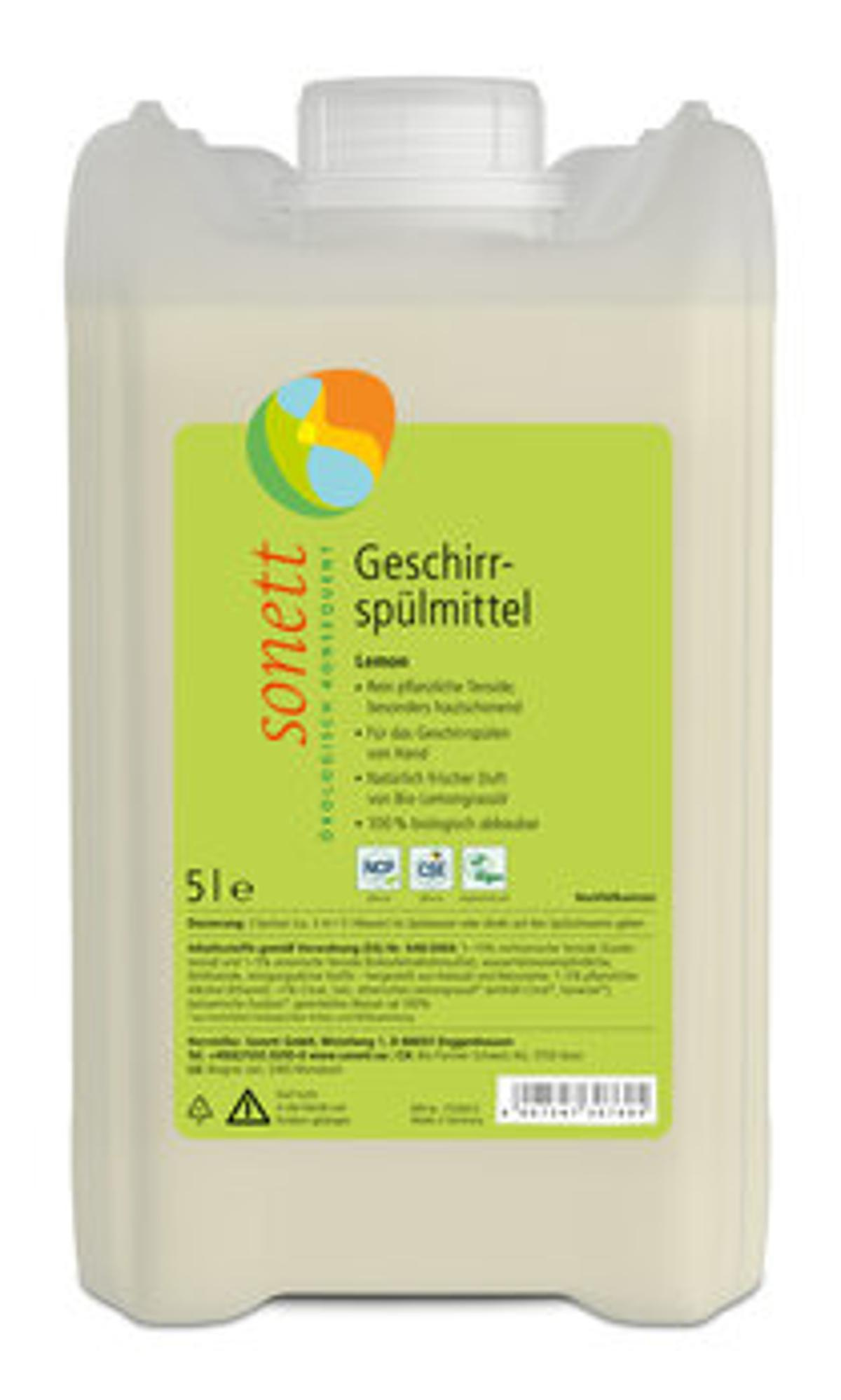 SONETT Geschirrspülmittel Lemon 5 Liter