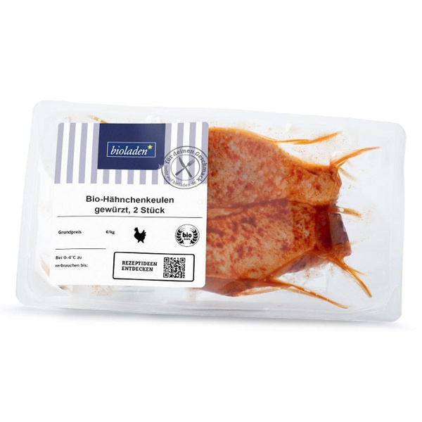 Produktfoto zu b* Hähnchenkeulen gewürzt, 2 Stück