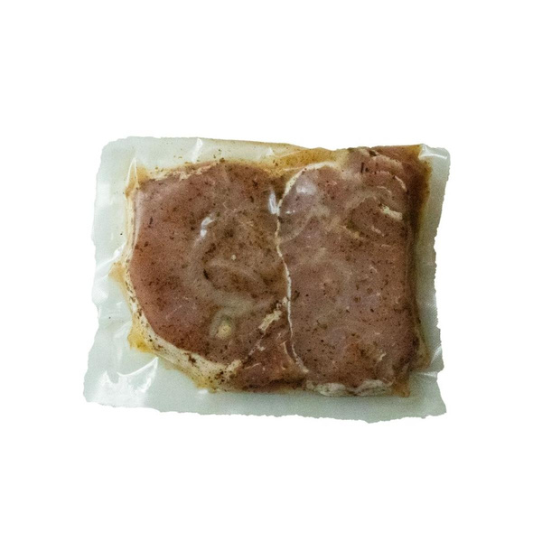 Produktfoto zu Schweinerücken-Steak gewürzt, 2 Steaks, ca. 500g
