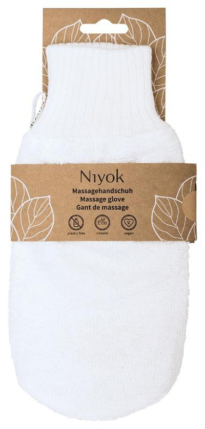 Produktfoto zu Massagehandschuh weich aus Bambusfaser