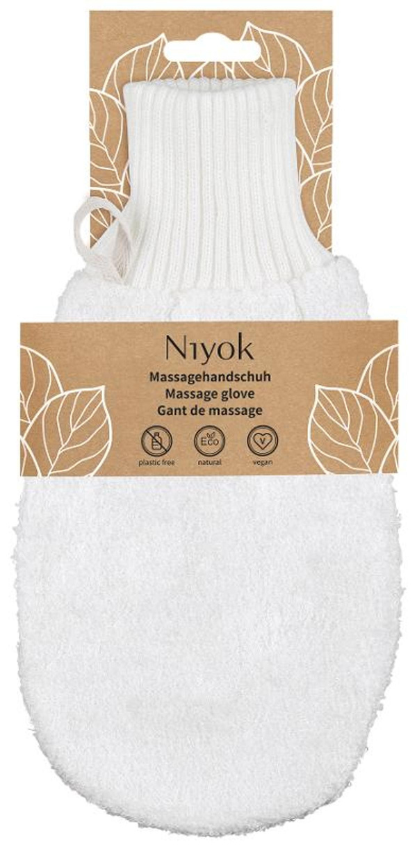 Produktfoto zu Massagehandschuh weich aus Bambusfaser