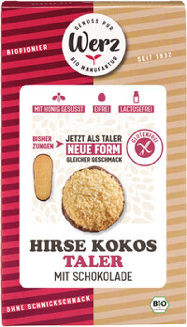 Produktfoto zu Hirse-Kokos-Zungen, glutenfrei