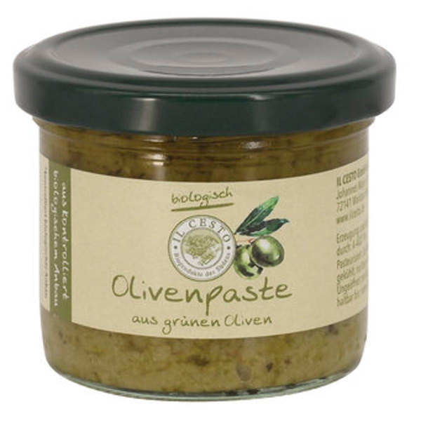 Produktfoto zu Olivenpaste grün