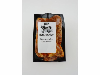 Produktfoto zu Hähnchen-Drumsticks Chili_Paprika, 4 Stück