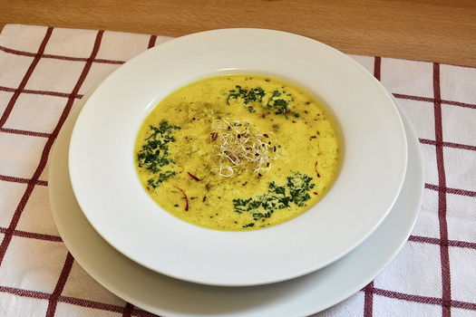 Rezeptbild für Sprossen-Curry-Suppe