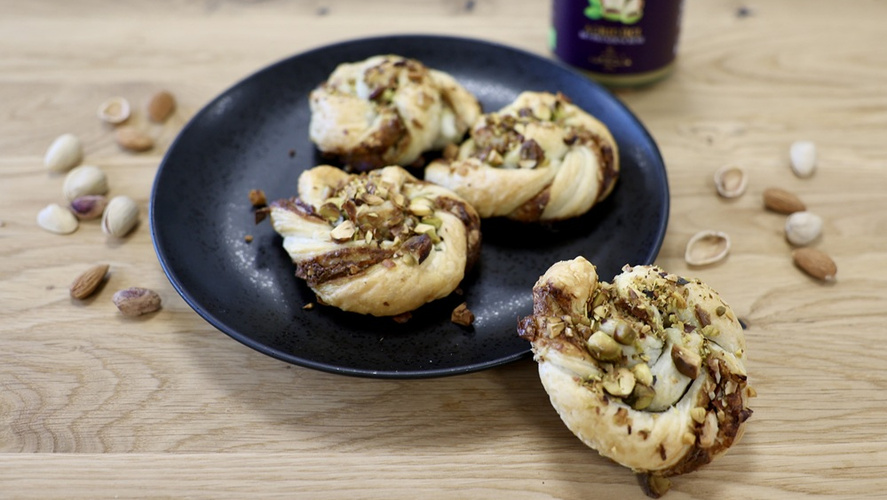 Rezeptbild für Pistazienknoten