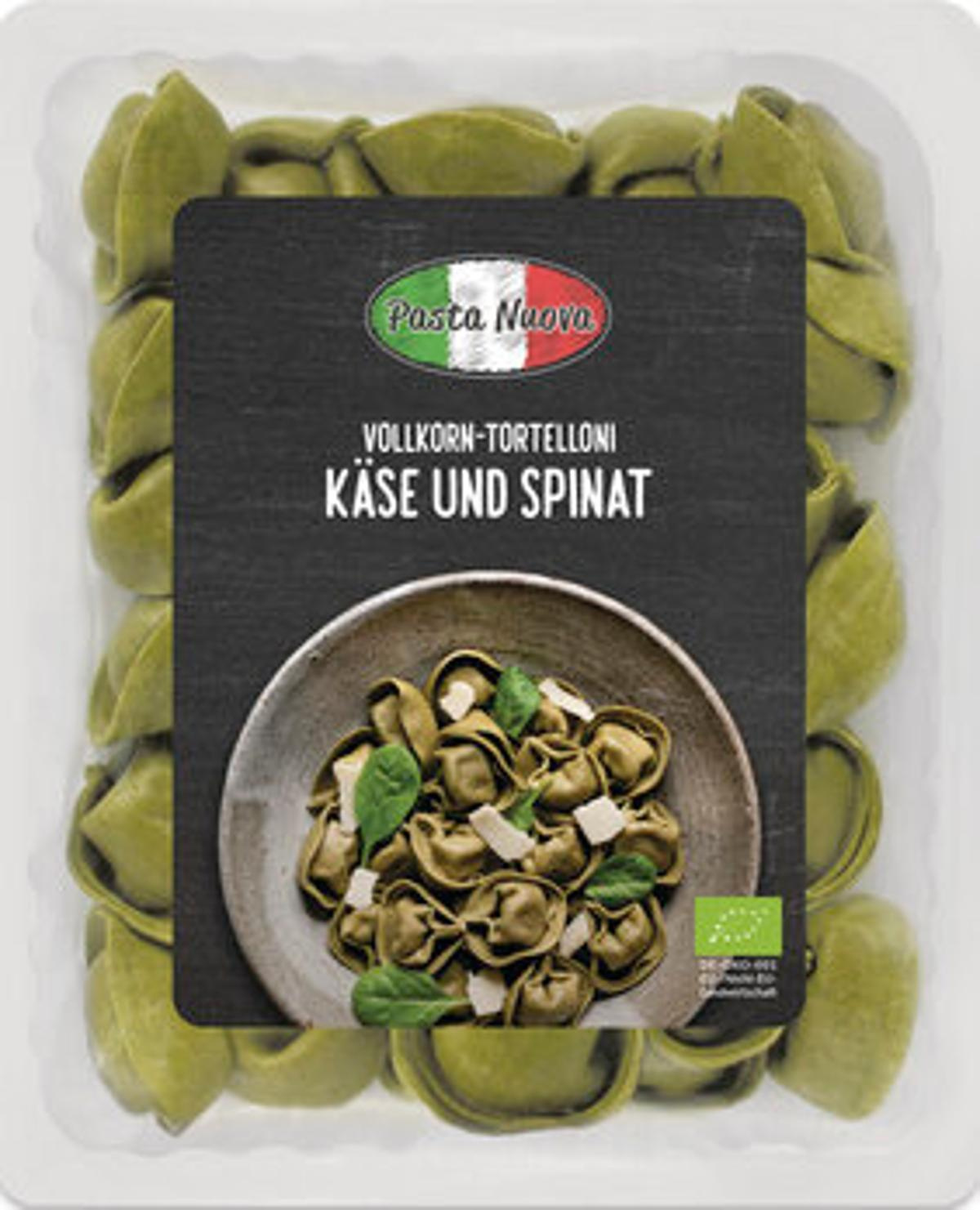 Vollkorn-Tortelloni Käse-Spinat