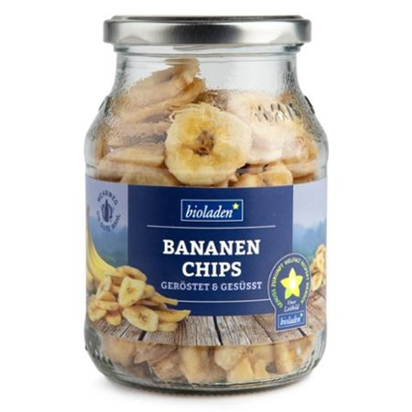 Produktfoto zu b* Bananenchips im Pfandglas