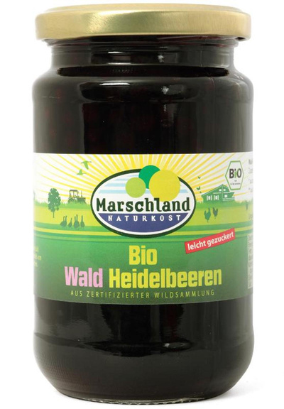 Produktfoto zu Wald Heidelbeeren im Glas