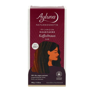 Produktfoto zu Pflanzenhaarfarbe Kaffeebraun