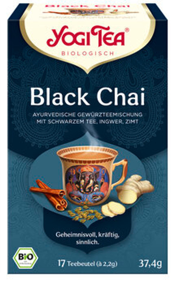 Produktfoto zu Yogi Tea® Black Chai im Teebeutel