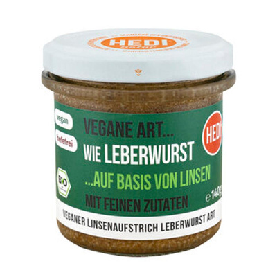 Produktfoto zu Vegane Leberwurst aus Linsen