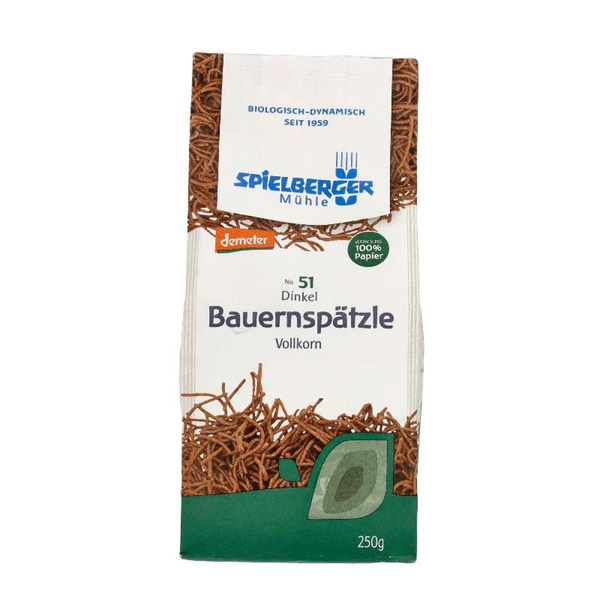 Produktfoto zu Dinkel-Bauernspätzle Vollkorn