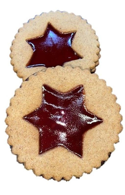 Produktfoto zu Weihnachtsstern-Kekse, 4 Stück