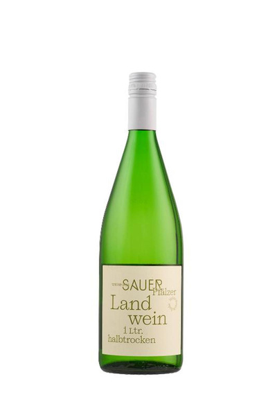 Produktfoto zu Pfälzer Landwein, halbtrocken, weiß