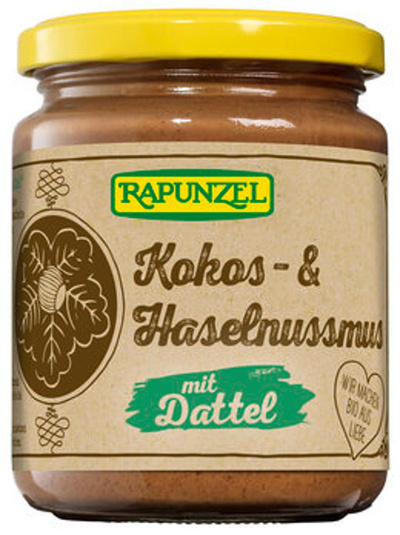 Produktfoto zu Kokos- & Haselnussmus