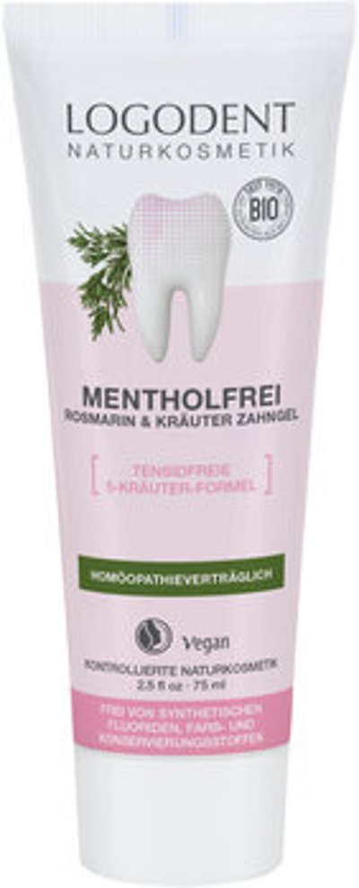 Produktfoto zu Mentholfrei Rosmarin & Kräuter Zahngel