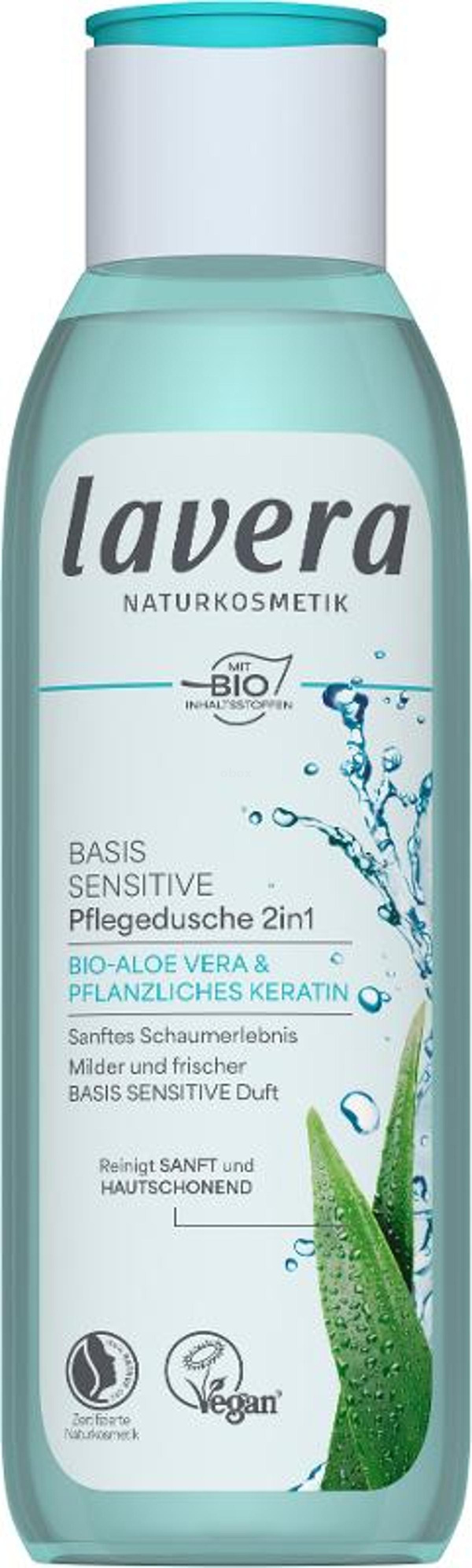 Produktfoto zu basis sensitiv Pflegedusche 2in1