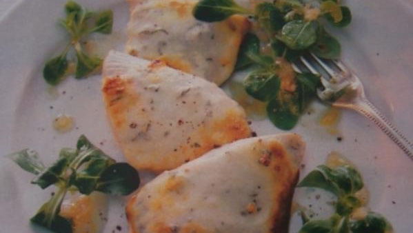 Rezeptbild für Senf-Käse-Schnitzel