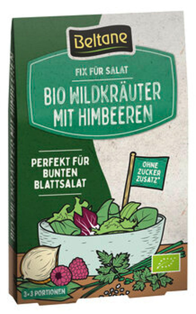 Produktfoto zu Salatfix-Wildkräuter mit Himbeeren
