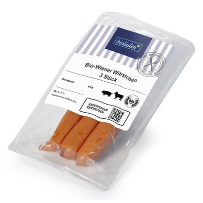 Produktfoto zu b* Wiener Würstchen, 3 Stück