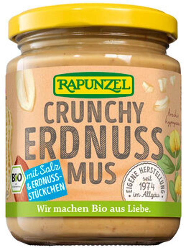Produktfoto zu Erdnussmus Crunchy, grob
