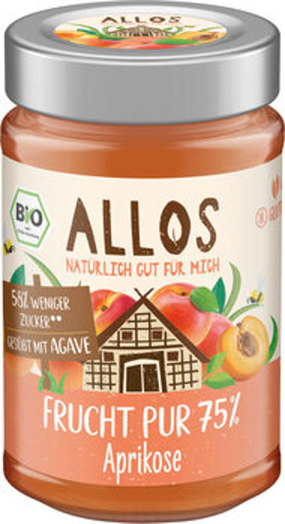 Produktfoto zu Frucht pur Aprikose 75%